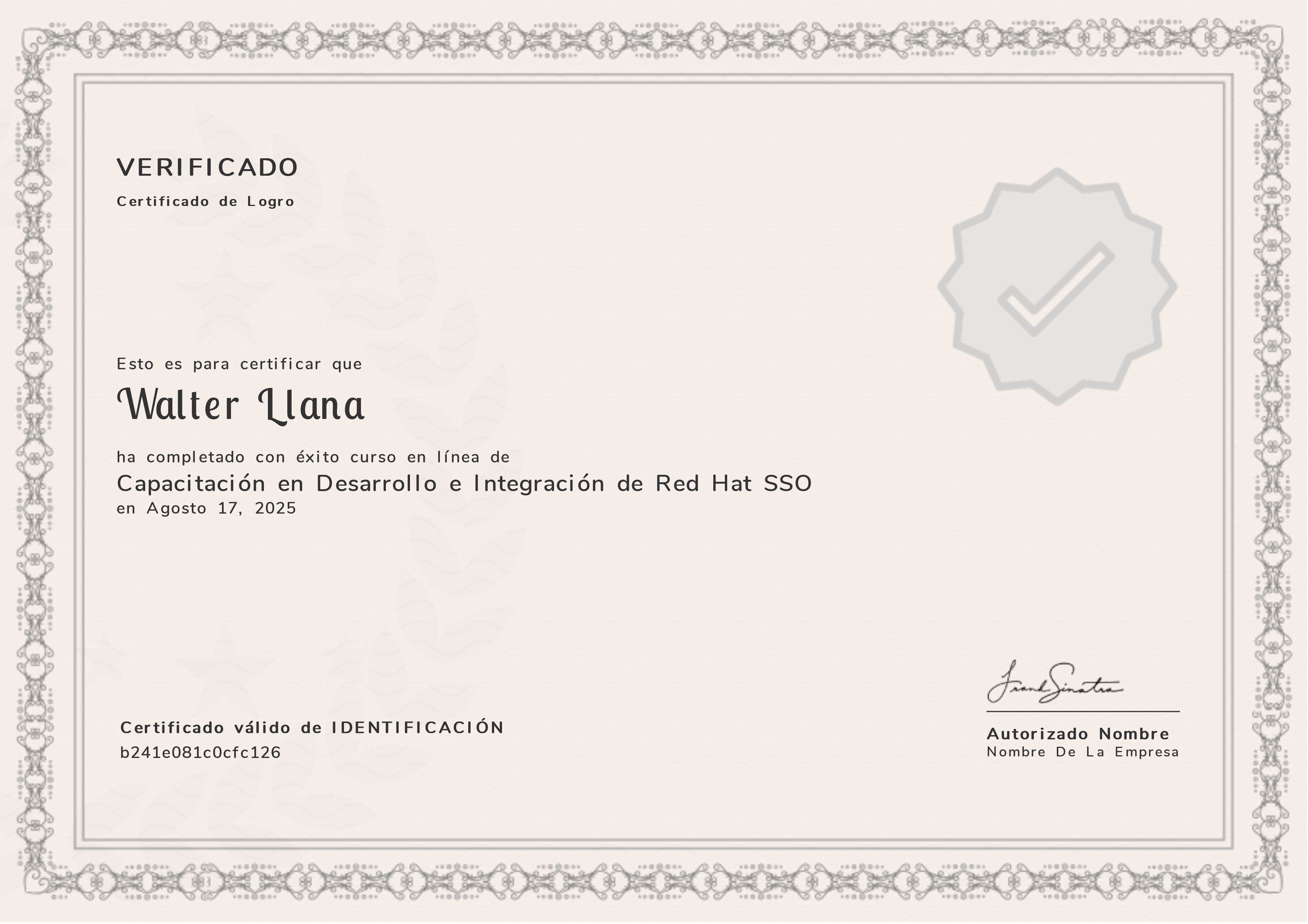 Capacitación en Desarrollo e Integración de Red Hat SSO